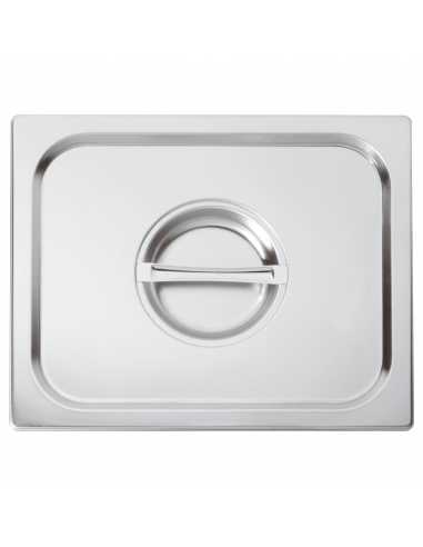 Coperchio Acciaio  inox GN 2/3 Paderno