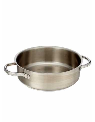 Casseruola bassa inox per induzione Ø...