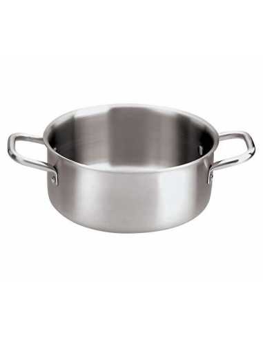 Casseruola bassa inox per induzione...