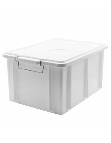 Contenitore con coperchio e ganci in...