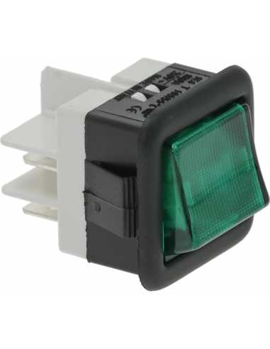Interruttore Bipolare luminoso verde