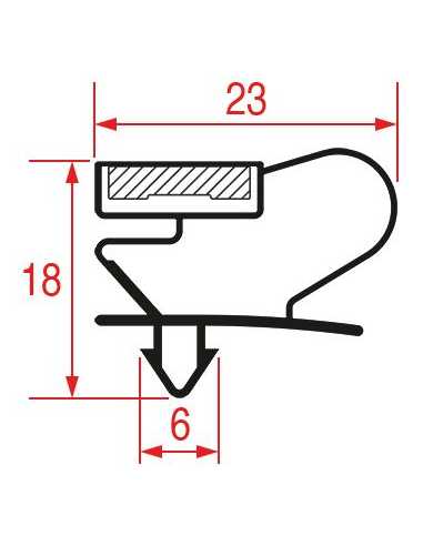 Guarnizione frigorifero ad incastro...