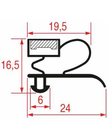 Guarnizione frigorifero ad incastro...