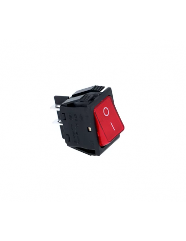 Interruttore bipolare rosso 16A 250V