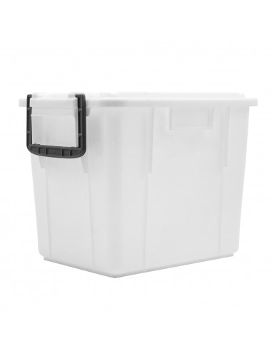 Contenitore con coperchio e ganci in...