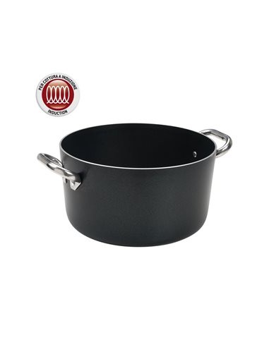 Casseruola alta Al-Black in alluminio...